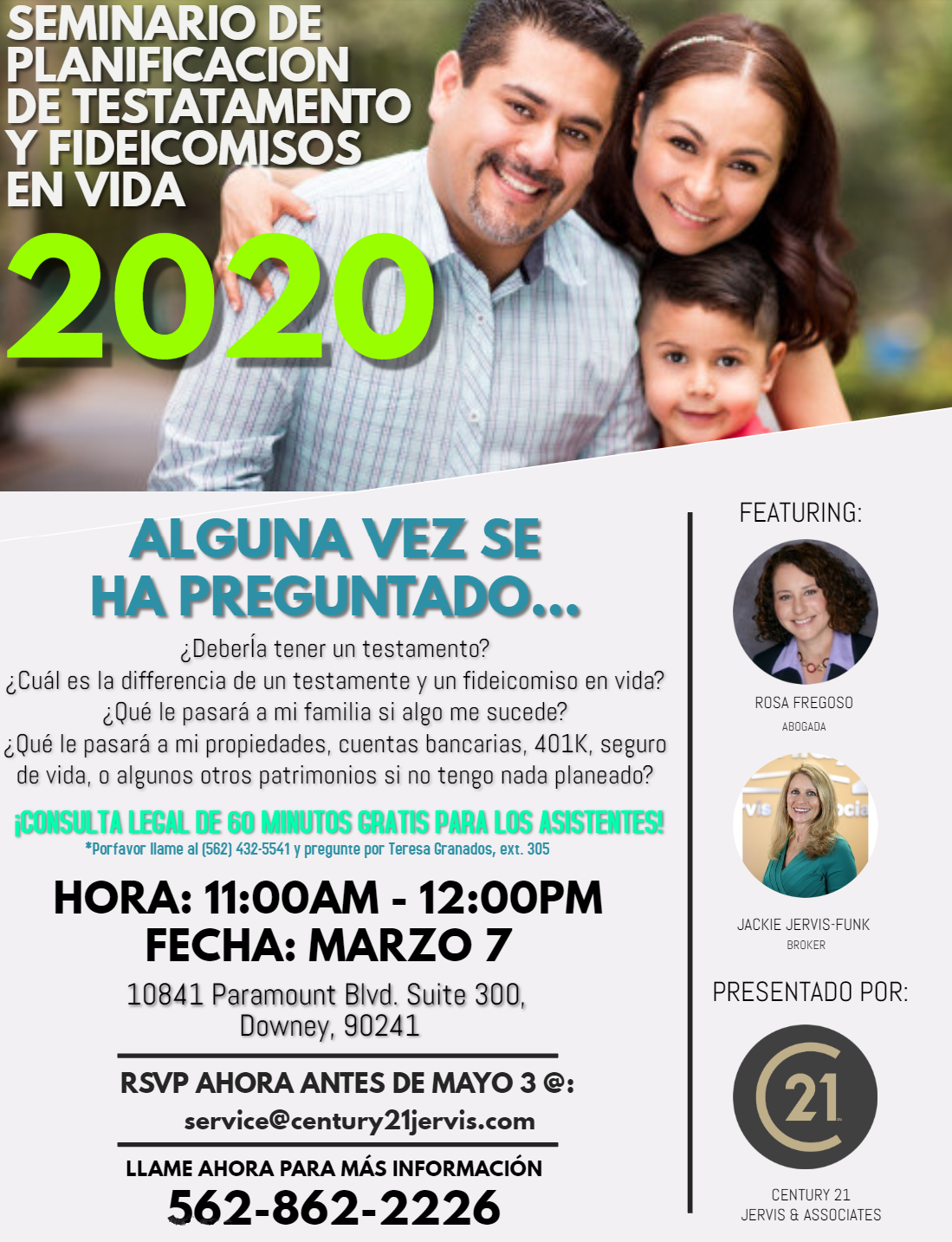 Seminario De Planificacion De Testamento Y Fideicomisos En Vida